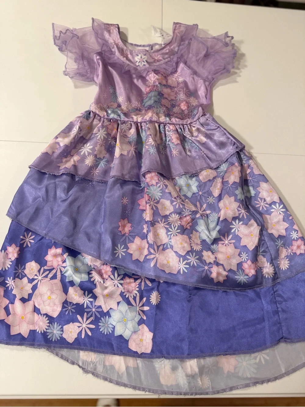 Disney Encanto Isabela Madrigal Costume Dress Girls 4-6X